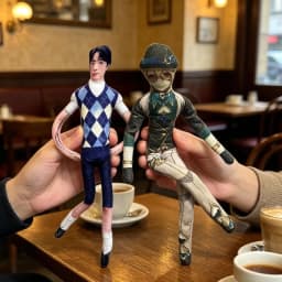 1/5PCS Custom Photo Stuffed Plush Doll, Personalized Long Body Bendable Toy with Clothes Print, Poseable Action Figure Decor