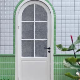 30*30CM 1:12 Dollhouse Furniture Items Miniature White PVC Tile Stickers Bricks Wallpaper Model DIY Decor Scene Accessories