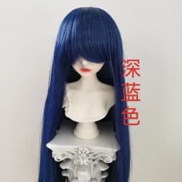 Fashion 1/3 1/4 1/6 1/8 Doll's Wig for 60/45/30cm Bjd SD Doll Long Straight Hair with Uncut Bangs Accessories, No Doll