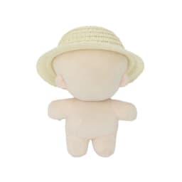 New Mini Dollhouse Miniature Hat Handmade 5 Styles Tassel Straw Hat Doll House Ornament Hand Weaved Hats 10cm Cotton Dolls
