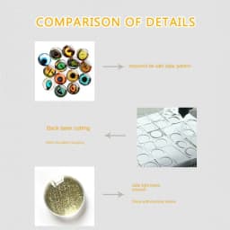 20pcs/10pairs 6mm-20mm Eyes Crafts Eyes High Quality Plastic Crystal Dolls DIY Tools Puppet Crystal Eyes DIY Doll Accessories