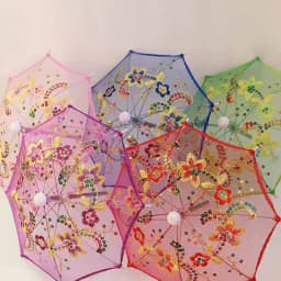 New Lace Umbrella Doll Accessories Baby Kids Mini Embroidered Umbrellas For Handmade Doll Plastic Doll Girls Toy Gifts