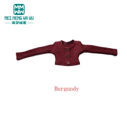 Toys Doll Clothes Fashionable Candy-Colored Knits, Jeans Fit 28cm Blyth OB22 OB24 Doll Accessories Toy Gifts