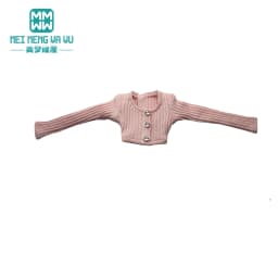Toys Doll Clothes Fashionable Candy-Colored Knits, Jeans Fit 28cm Blyth OB22 OB24 Doll Accessories Toy Gifts