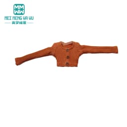 Toys Doll Clothes Fashionable Candy-Colored Knits, Jeans Fit 28cm Blyth OB22 OB24 Doll Accessories Toy Gifts