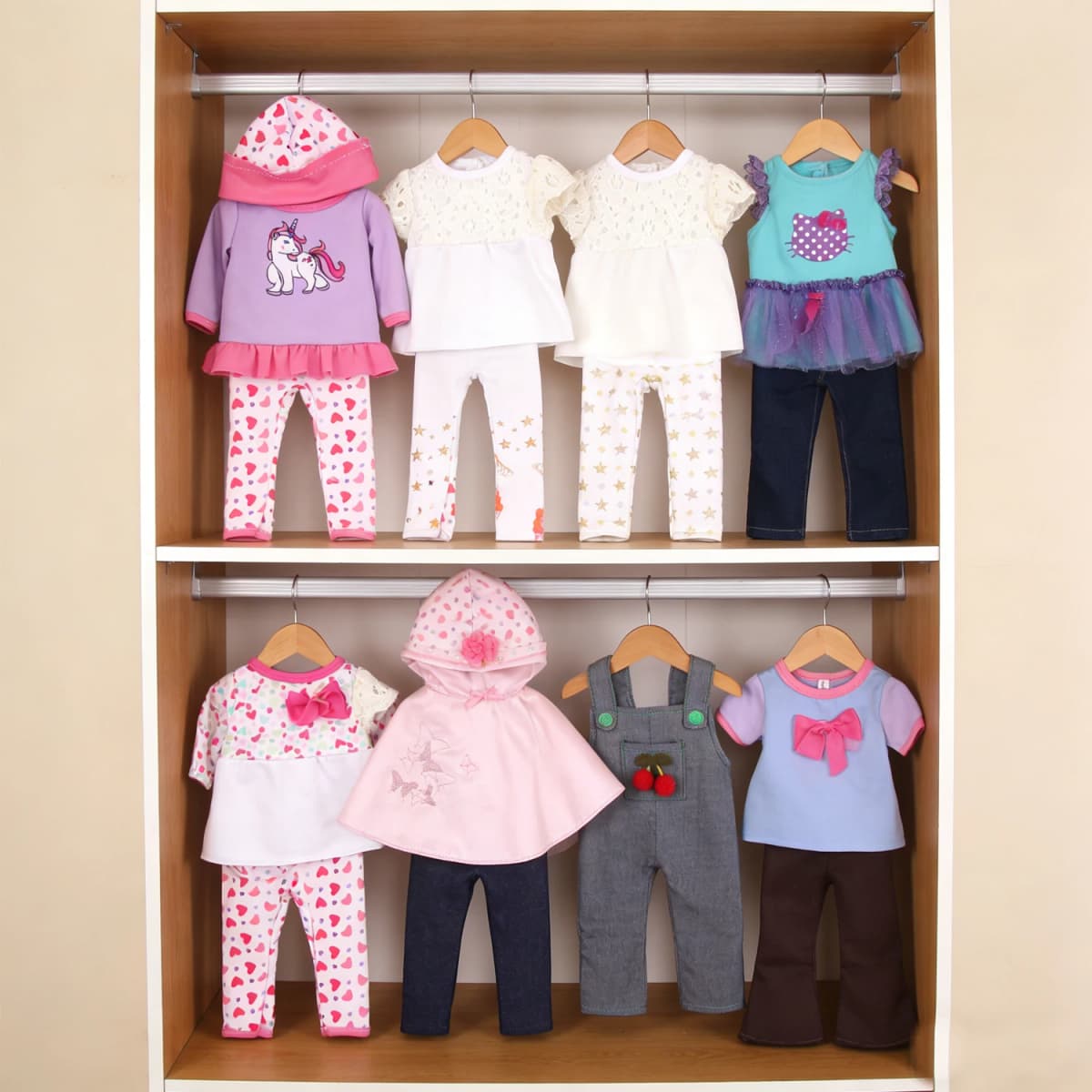 35cm Baby Girl Doll Clothes Dress Skirt Flower Heart Unicorn Doll Clothing For 12 inches American Dolls Accessories Toy DIY Doll