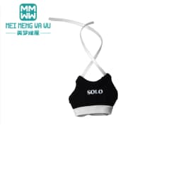 Clothes for Doll Fashion T-Shirts, Mini Shorts, Small Suspenders Fits Blyth Azone OB22 OB24 Doll Accessories