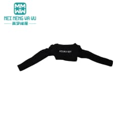 Clothes for Doll Fashion T-Shirts, Mini Shorts, Small Suspenders Fits Blyth Azone OB22 OB24 Doll Accessories