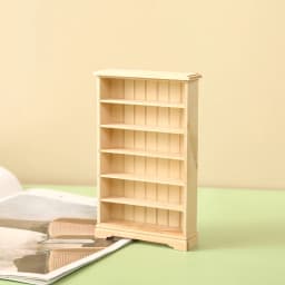 1:12 Dollhouse Miniature Bookcase 6-layer Storage Rack Display Cabinet Showcase Furniture Model Decor Toy Doll House Accessories