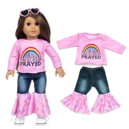 18 Inch American Og Girls Doll Clothes Coat Shirt Lace Skirt 43cm Baby Dolls Dress ChildrenToys Wear