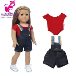 18 Inch American Og Girls Doll Clothes Coat Shirt Lace Skirt 43cm Baby Dolls Dress ChildrenToys Wear