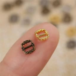 20Pcs Newest 6*6mm Mini Ultra-small Tri-glide Pattern Belt Buckle Doll Bags Buckles DIY Doll Buttons Shoes Clothes Accessories