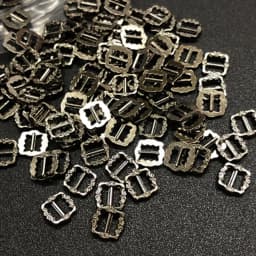 20Pcs Newest 6*6mm Mini Ultra-small Tri-glide Pattern Belt Buckle Doll Bags Buckles DIY Doll Buttons Shoes Clothes Accessories