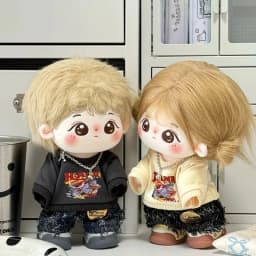 20cm Plush Doll Clothes Set – Cute Cotton Sweater Outfit Replacement for Toy Dolls