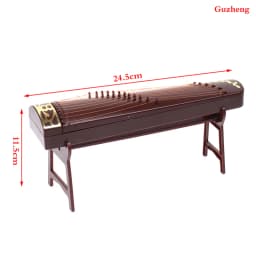 1:12 Dollhouse Miniature Furniture Playset, Piano with Bench Instrument Model, Living Room Décor Doll's House Accessories