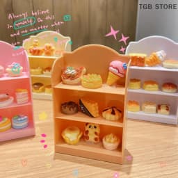 Miniature Supermarket Shelf Display Stand 1/12 Dollhouse Storage Rack Scene Decor Toy For Doll House Accessories