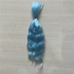New Pure Mohair Reborn Baby Doll Hair With Tea Brown Coffee Colors Fit For DIY Reborn Baby Doll Wig Easy To Wash And Root