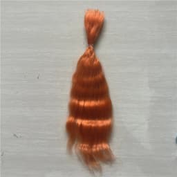 New Pure Mohair Reborn Baby Doll Hair With Tea Brown Coffee Colors Fit For DIY Reborn Baby Doll Wig Easy To Wash And Root