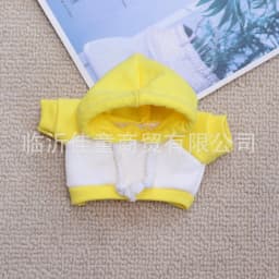 High Energy 3 0 Labubu Clothes Outfit Pink White Colorblock Hoodie Pants Set for 1st 2nd 3rd Gen Vinyl Doll Streetwear Fashion