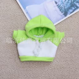 High Energy 3 0 Labubu Clothes Outfit Pink White Colorblock Hoodie Pants Set for 1st 2nd 3rd Gen Vinyl Doll Streetwear Fashion