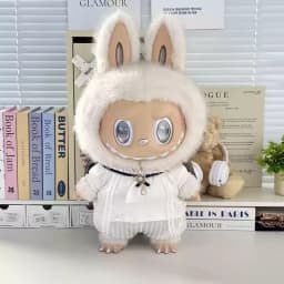 In Stock Zimomo the Leader Angel in Clouds Vinyl Doll LABUBU Cloth Dolls Clothes 58cm King'S Cloak Diamond Set Overalls Gift