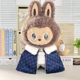 In Stock Zimomo the Leader Angel in Clouds Vinyl Doll LABUBU Cloth Dolls Clothes 58cm King'S Cloak Diamond Set Overalls Gift