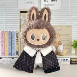 In Stock Zimomo the Leader Angel in Clouds Vinyl Doll LABUBU Cloth Dolls Clothes 58cm King'S Cloak Diamond Set Overalls Gift