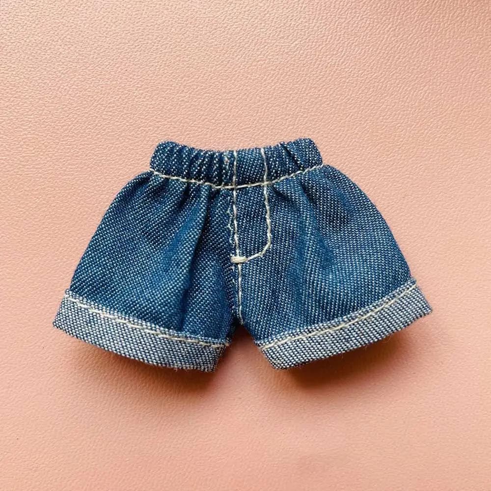 High Quality Dolls Wear Shorts Doll Jeans Shorts Handmade Doll Shorts Doll Clothes For 1/11OB11 Dolls Doll Accessories