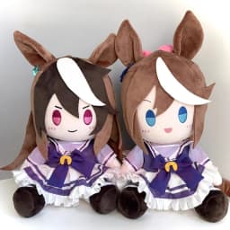 30cm Anime Attributes Tokai Teio Symboli Rudolf Kawaii Cosplay Cotton Doll Body Cartoon DIY Soft Plushies Toy Figures Fans Gift