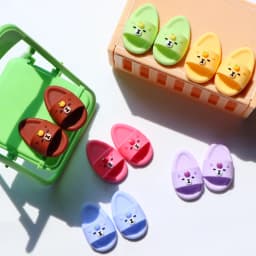 Miniature Cute Capybara Seal Slippers for Labubu Doll Accessories Stylish Casual Shoes for Playtime for Labubu Accessories Shoes