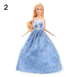 2024 Newest Doll Wedding Dress Fashion Casual Wear Girl Costume Clothes Handmade DIY Girl Gift 30cm Doll