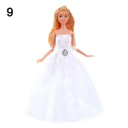 2024 Newest Doll Wedding Dress Fashion Casual Wear Girl Costume Clothes Handmade DIY Girl Gift 30cm Doll