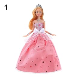 2024 Newest Doll Wedding Dress Fashion Casual Wear Girl Costume Clothes Handmade DIY Girl Gift 30cm Doll