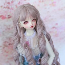 New Style 1/3 1/4 1/6 High Temperature Wire Long Wavy For BJD Super Wig