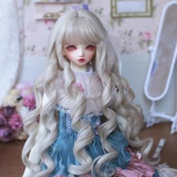 New Style 1/3 1/4 1/6 High Temperature Wire Long Wavy For BJD Super Wig