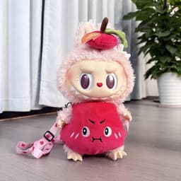 For 38cm Labubu Mokoko Doll Holiday Christmas Dress Cute Style Sweater Cute Girl Outfit Clothing Set Labubu Clothes Gift No Doll