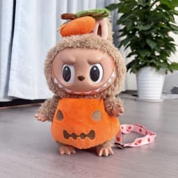 For 38cm Labubu Mokoko Doll Holiday Christmas Dress Cute Style Sweater Cute Girl Outfit Clothing Set Labubu Clothes Gift No Doll