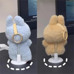 Action Figure Stand Plastic Doll Display Stand Doll Bracket Support Adjustable Doll Stand for Labubu Skull Panda Bear Dolls Toy