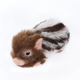 New Striped Pattern Silicone Small Boar Reborn Doll Toy Kids Interactive Educational Decompression Lifelike Cute Piggy Pet Toy