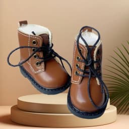 New 6.5cm Short Ankle Boots 1/4 Scale Doll Footwear for Mia Corolle Paola Reina Retro Lace-Up Sturdy Sole Fashion Gift Toy Shoes