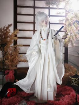 New 1/4 Doll's Clothes Suit for 45cm Bjd Doll Ancient China Hanfu Set Dress Up Toys Play House Gift Doll Accessories, No Doll