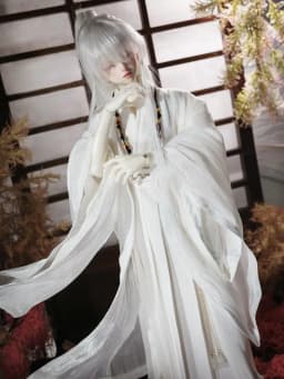New 1/4 Doll's Clothes Suit for 45cm Bjd Doll Ancient China Hanfu Set Dress Up Toys Play House Gift Doll Accessories, No Doll