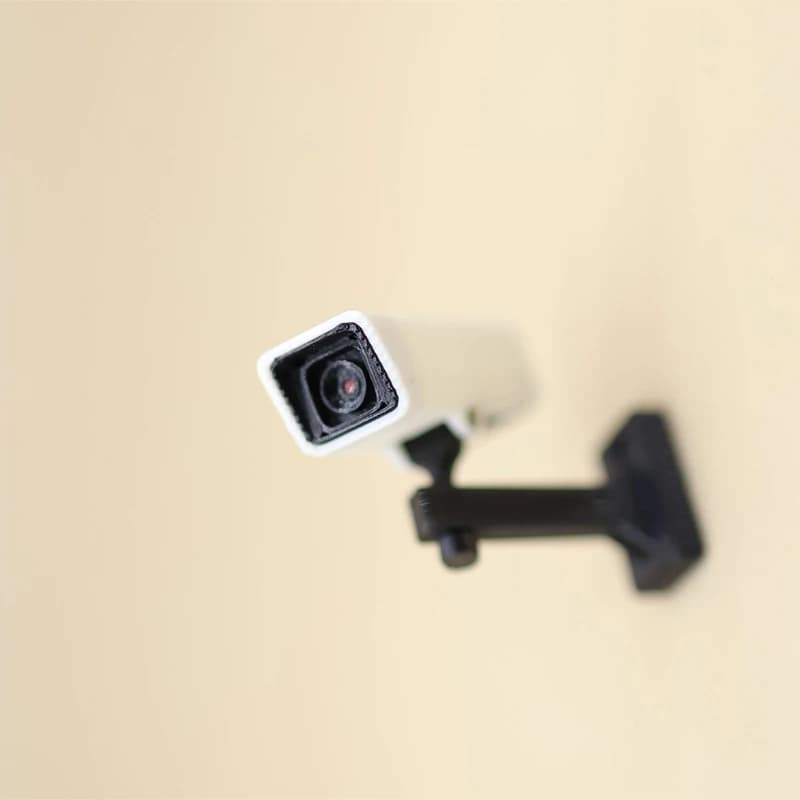 Hot Sale 1/12 Scale Miniature Surveillance Camera for Dollhouse Decor, Home Dolls Micro Scene Accessory