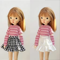 For Blythe Doll Clothing Turtleneck Sweater Jeans Set Pleated Dress Jk Skirt Outfit Clothes OB24 OB22 1/6 Long Leg HelloKitty