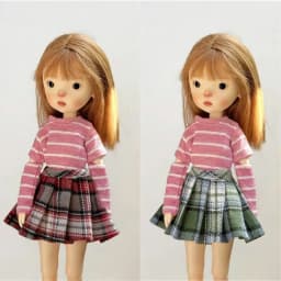 For Blythe Doll Clothing Turtleneck Sweater Jeans Set Pleated Dress Jk Skirt Outfit Clothes OB24 OB22 1/6 Long Leg HelloKitty