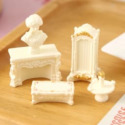 1/12 Dollhouse Simulation Mini Furniture Model Dollhouse Living Room Scene Decoration Dolls House Ornament Pretend Play Toys
