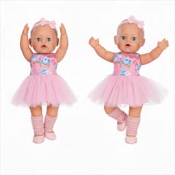 Handmade Dance veil skirt For 18 Inch American Doll Girl Toy 43 cm Baby New Clothes Acessories Nenuco Our Generation