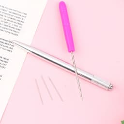 0.8mm DIY Doll Hair Reroot Needle Kit Repaint Baby Head Reborn Hair Rooting Tools Wig Making Supplies