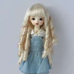 JD872 5-6" 6-7" 7-8" 8-9" 9-10 Long Handmade sausage roll synthetic mohair Doll wigs OB11 YOSD MSD SD DOD Blythes Accessories