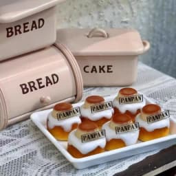 Miniature Croissant Clay Model Kitchen Baking Props Furniture Accessories Mini Pudding Drink Food Play Diy Dollhouse Dessert Toy